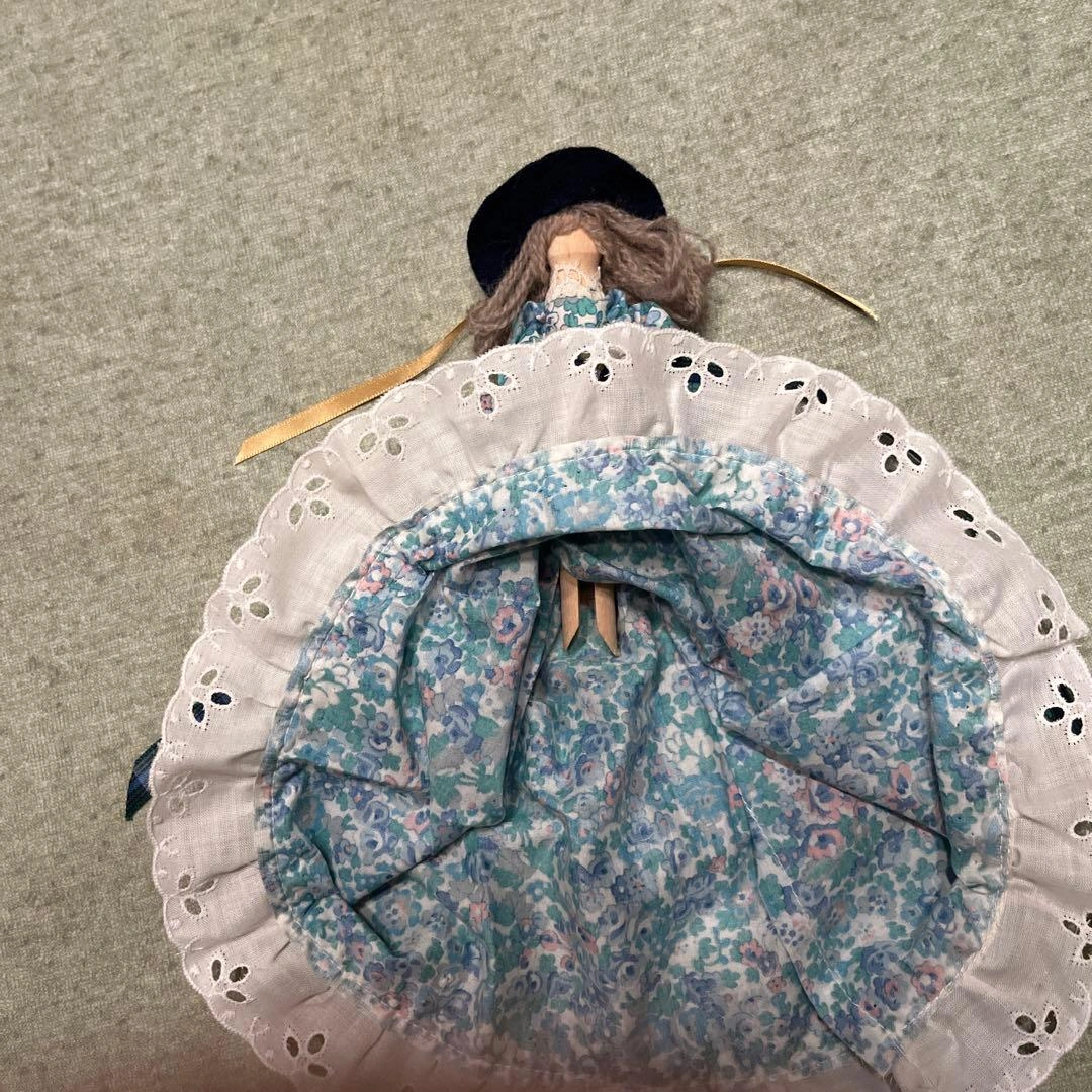 ハンドメイド ペグドール リバティープリントの写真9枚目