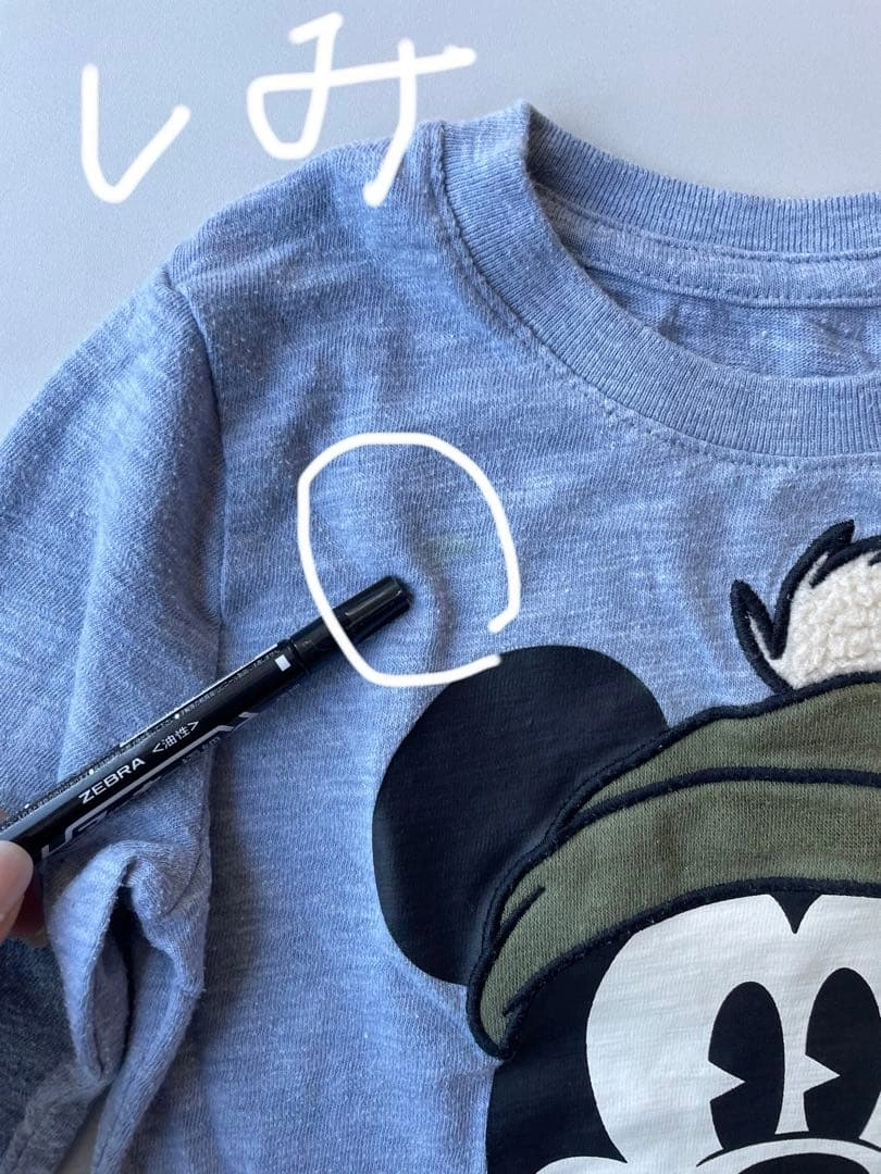 GAP×Disney 105センチ ミッキー 長袖カットソーの写真5枚目