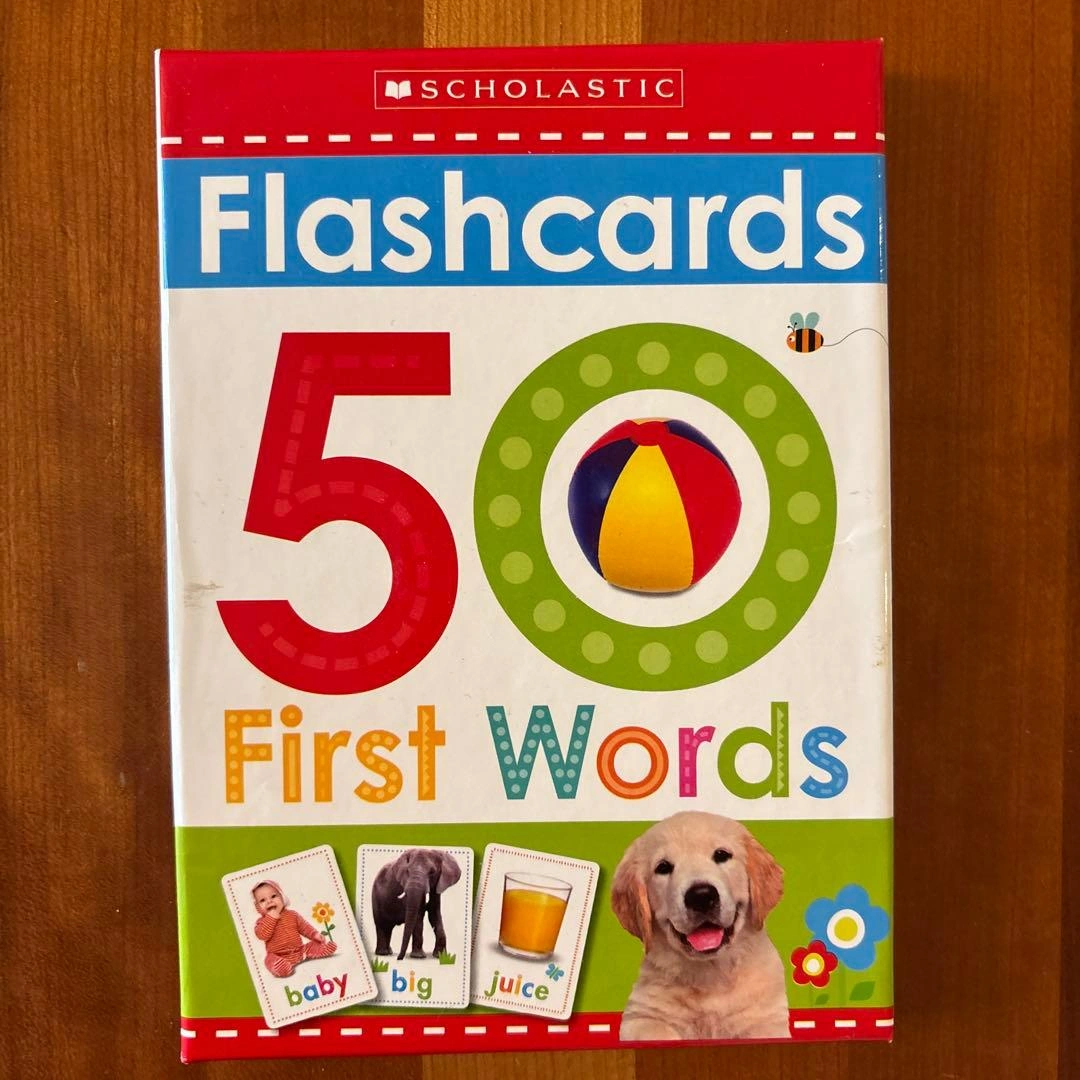 【美品】Scholastic 50 First Words 知育フラッシュカード