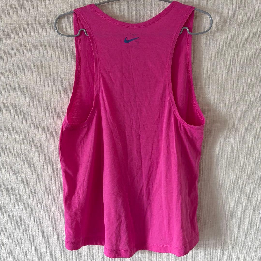 NIKE タンク トップ ピンク Mの写真2枚目