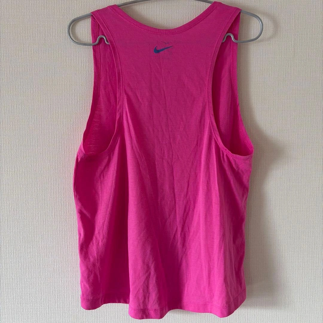 NIKE タンク トップ ピンク Mの写真2枚目