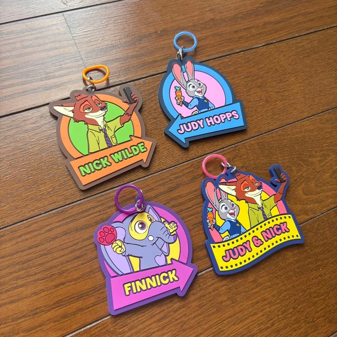 ズートピア ニック&ジュディ 一番くじ Happyくじ H賞 4つセットの写真3枚目
