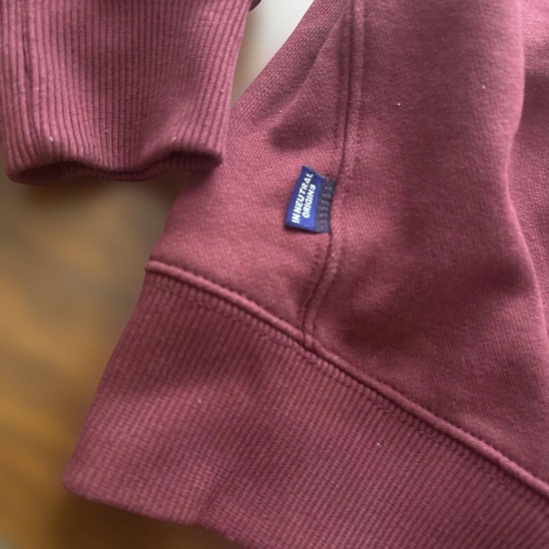 ZARA KIDS 英文字 ロゴ ボルドー トレーナー 140cmの写真5枚目