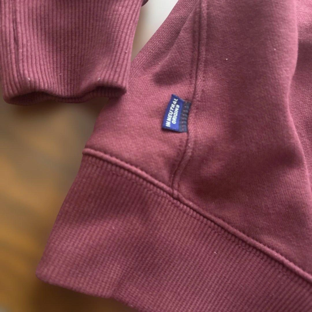 ZARA KIDS 英文字 ロゴ ボルドー トレーナー 140cmの写真5枚目