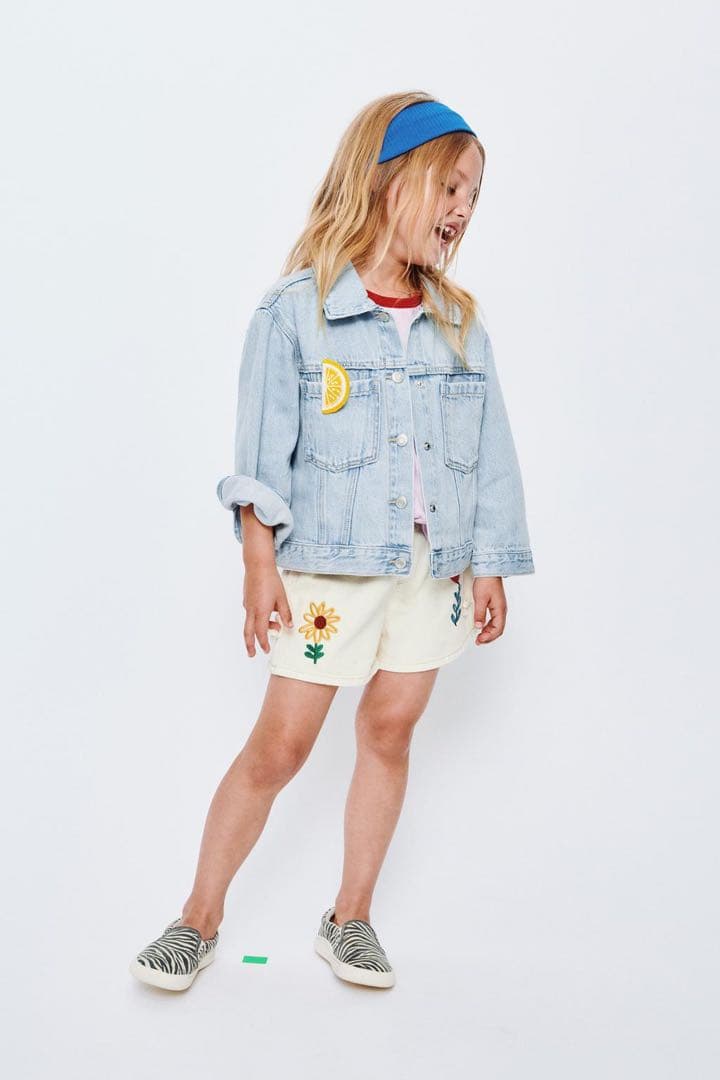 ZARA KIDS ベーシックデニムジャケット 116cmの写真2枚目