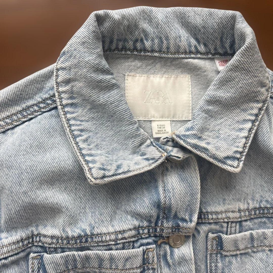 ZARA KIDS ベーシックデニムジャケット 116cmの写真7枚目