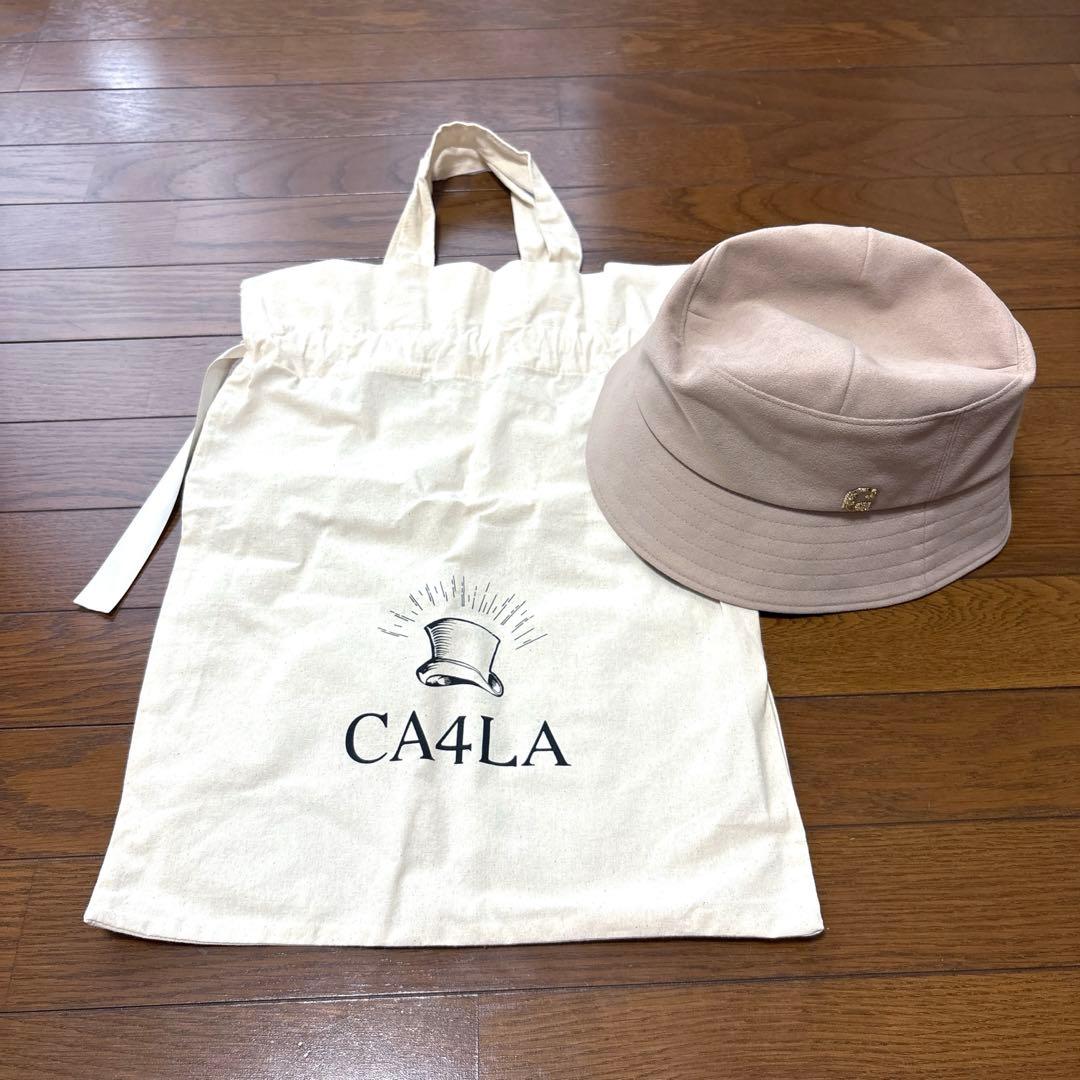 CA4LA 洗える Cロゴ バケットハット MONDAY7 ベージュ