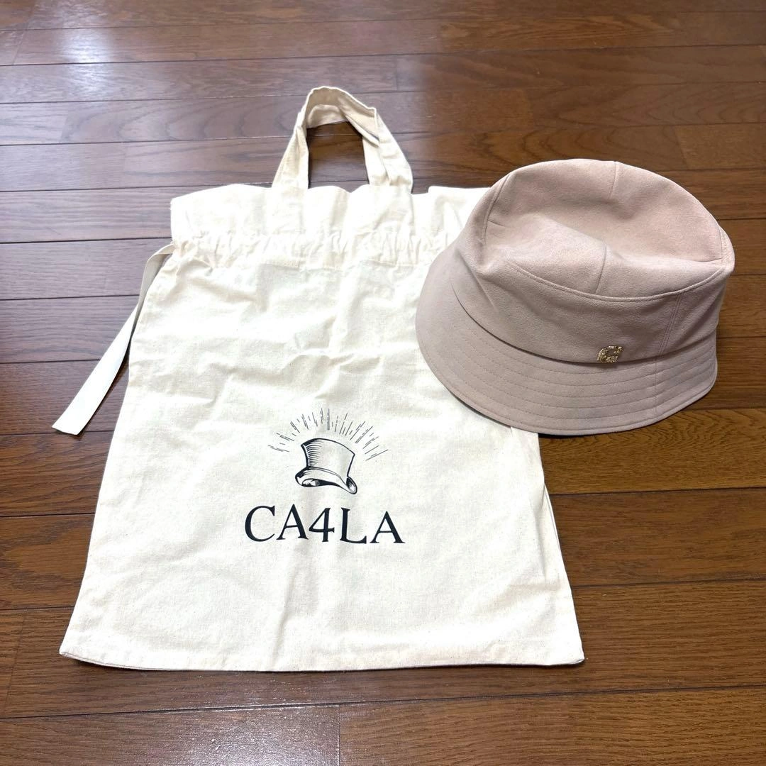 CA4LA 洗える Cロゴ バケットハット MONDAY7 ベージュ