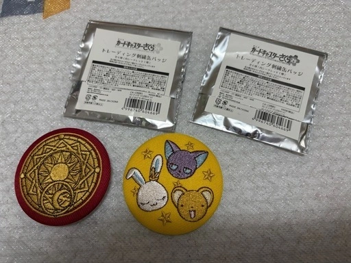 カードキャプターさくら トレーディング刺繍缶バッジ
