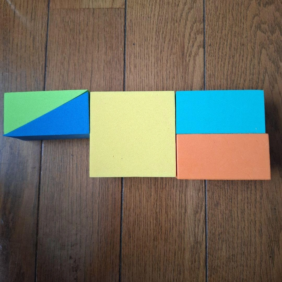 カラフル スポンジブロック 積み木 収納ケース付きの写真3枚目