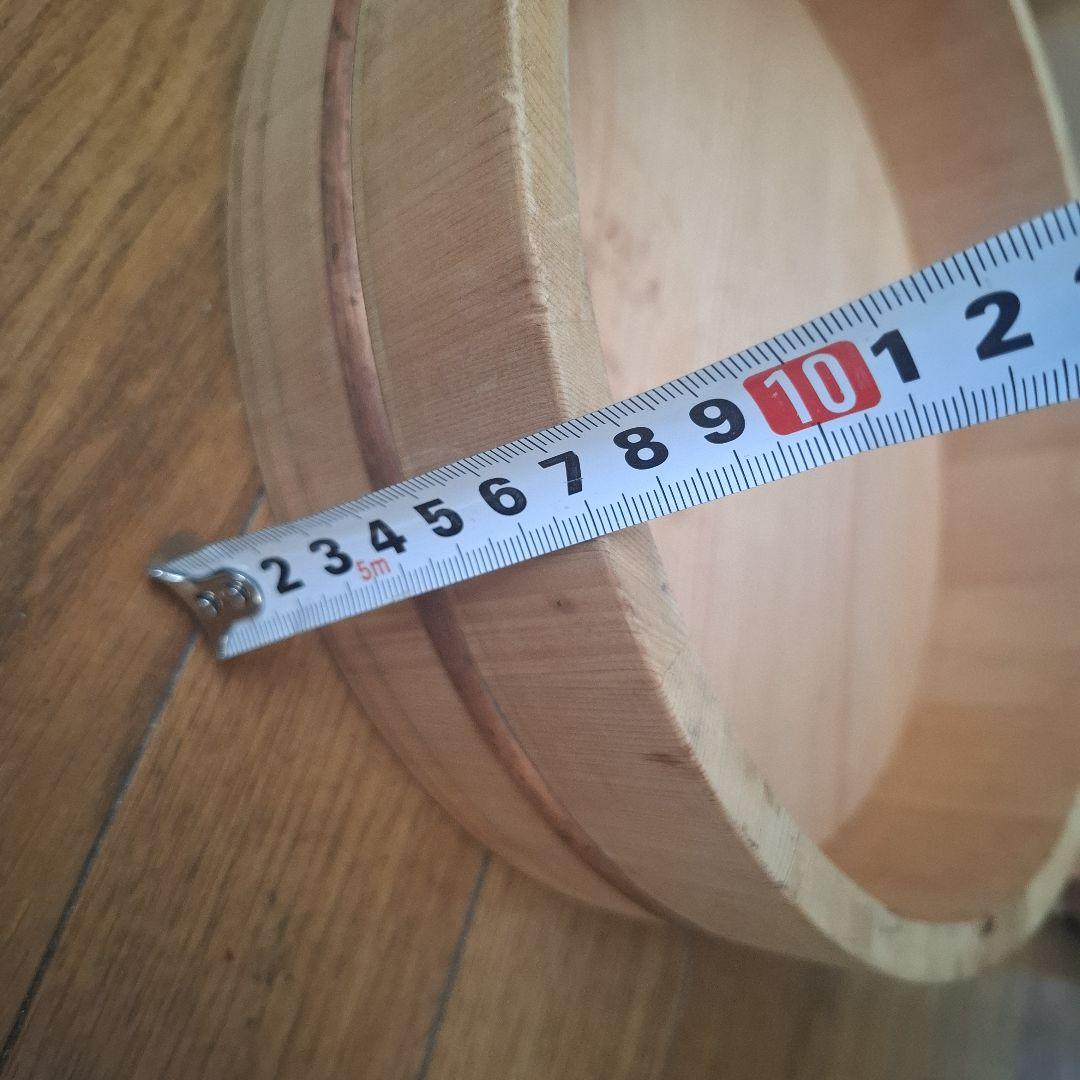 木製 寿司桶 飯台 27cm 調理器具の写真6枚目