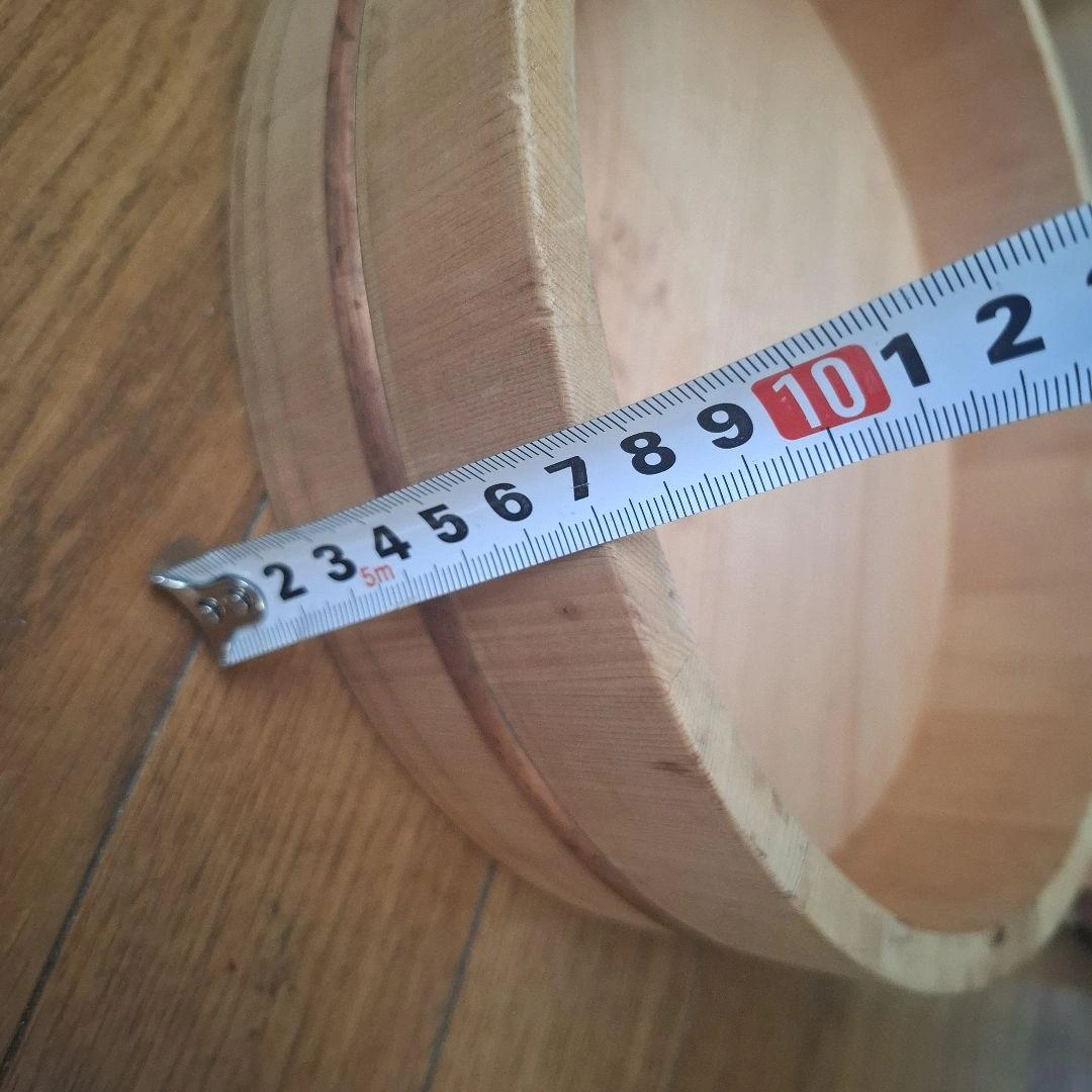 木製 寿司桶 飯台 27cm 調理器具の写真6枚目