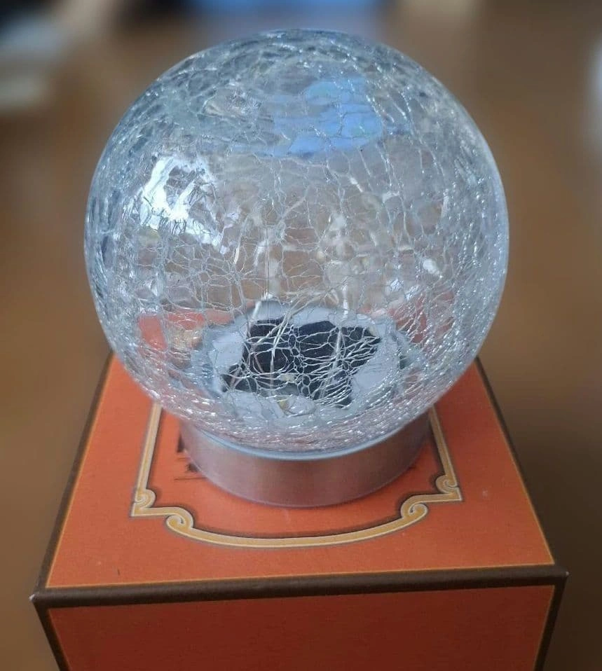 LED ソーラーライト 球体2個セット