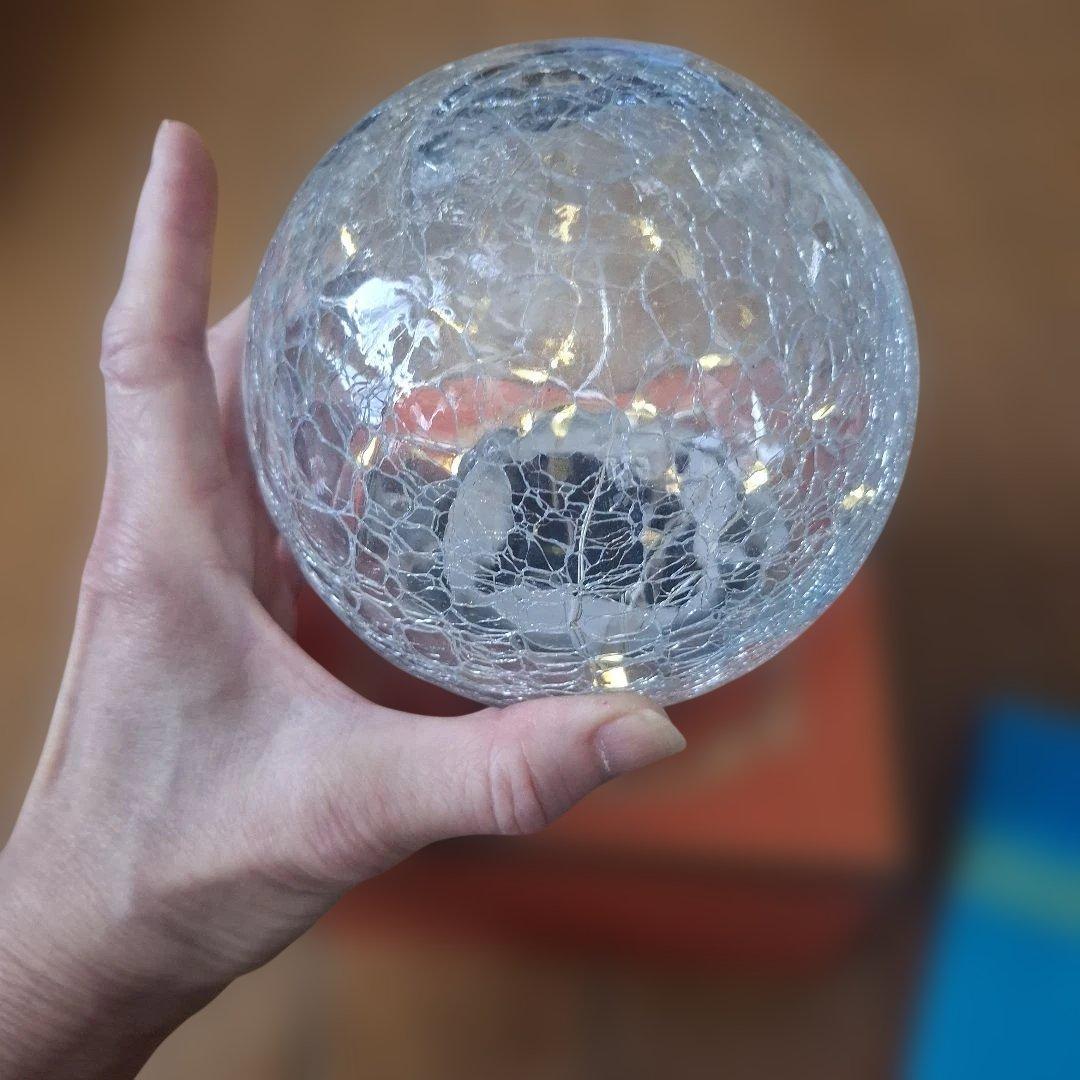 LED ソーラーライト 球体2個セットの写真3枚目