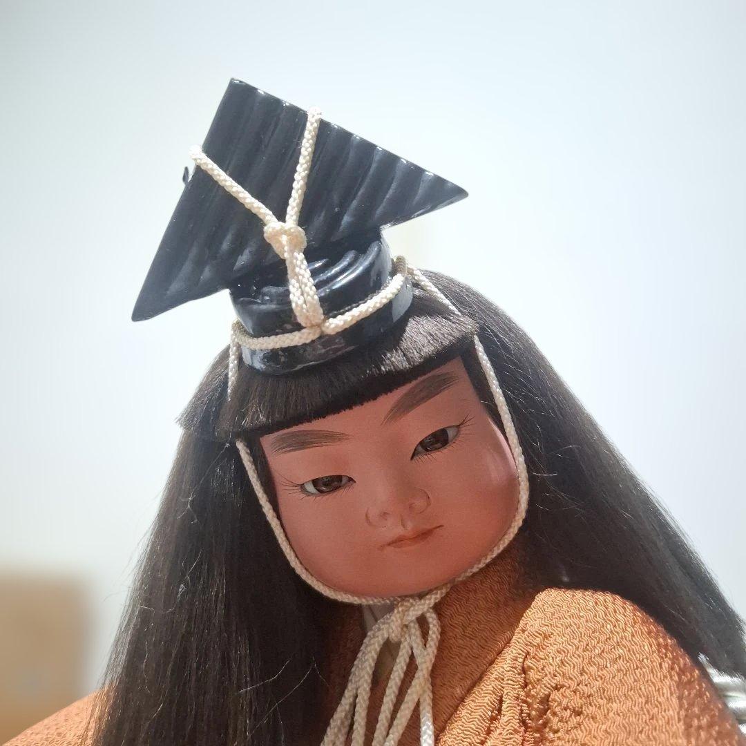 五月人形 金太郎 鉞（まさかり） 木目込み飾りの写真2枚目