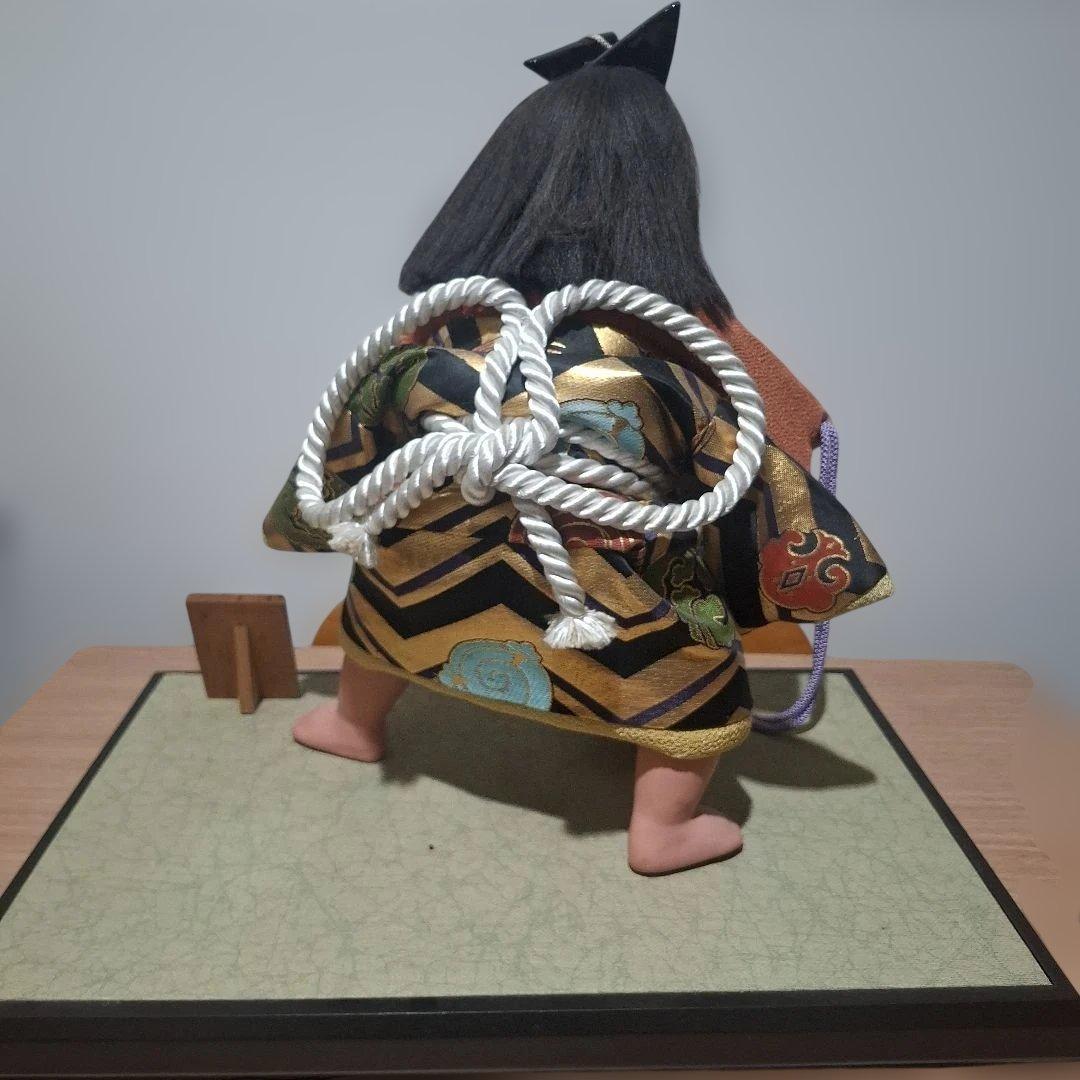 五月人形 金太郎 鉞（まさかり） 木目込み飾りの写真5枚目