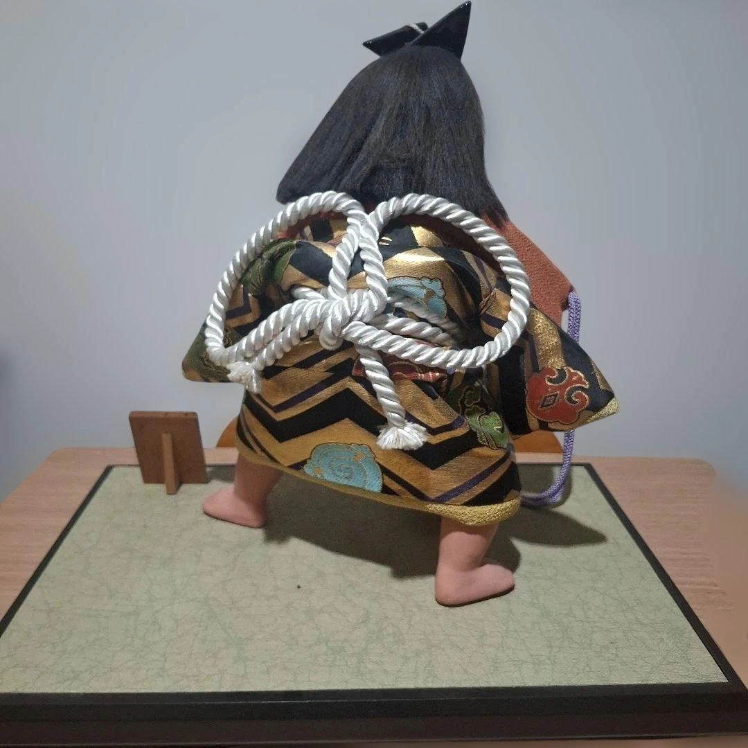 五月人形 金太郎 鉞(まさかり) 木目込み飾りの写真5枚目