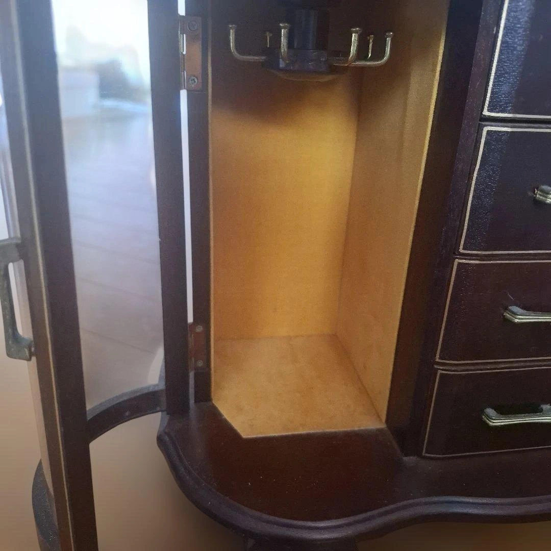 木製 ジュエリーボックス アクセサリーケース オルゴール付きの写真5枚目