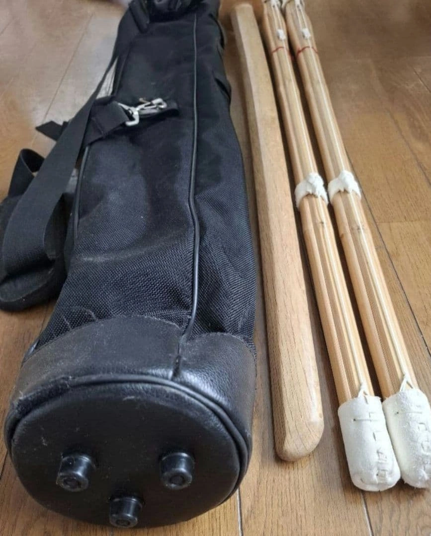 剣道 竹刀 2本 木刀 1本 竹刀袋付きの写真4枚目