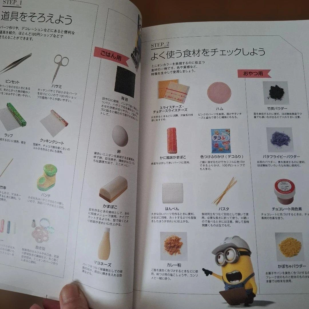 ミニオンの可愛いごちそう レシピ本の写真3枚目