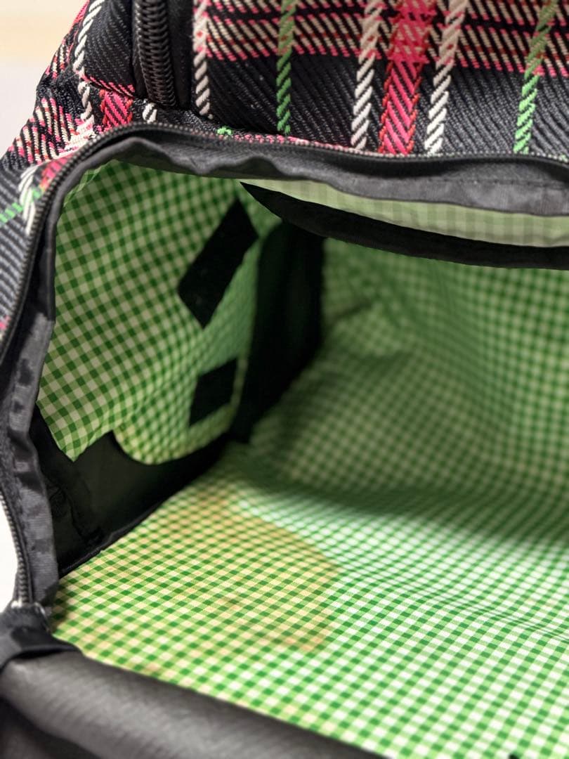 DAKINE ダカイン キャリーバッグ チェック柄 ソフトキャリーケースの写真7枚目