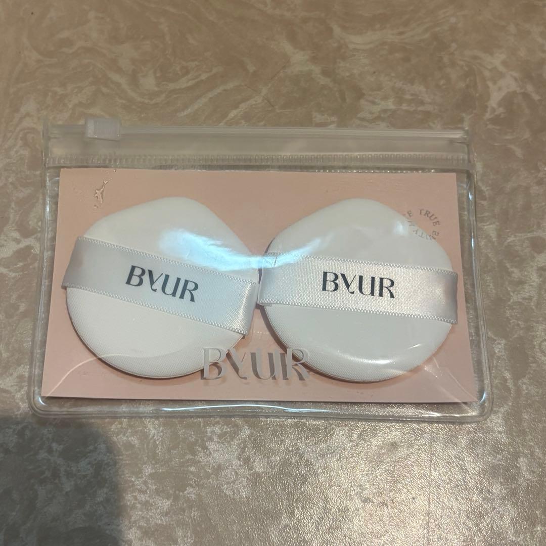 未使用　BYUR クッションファンデーション パフ (2P)