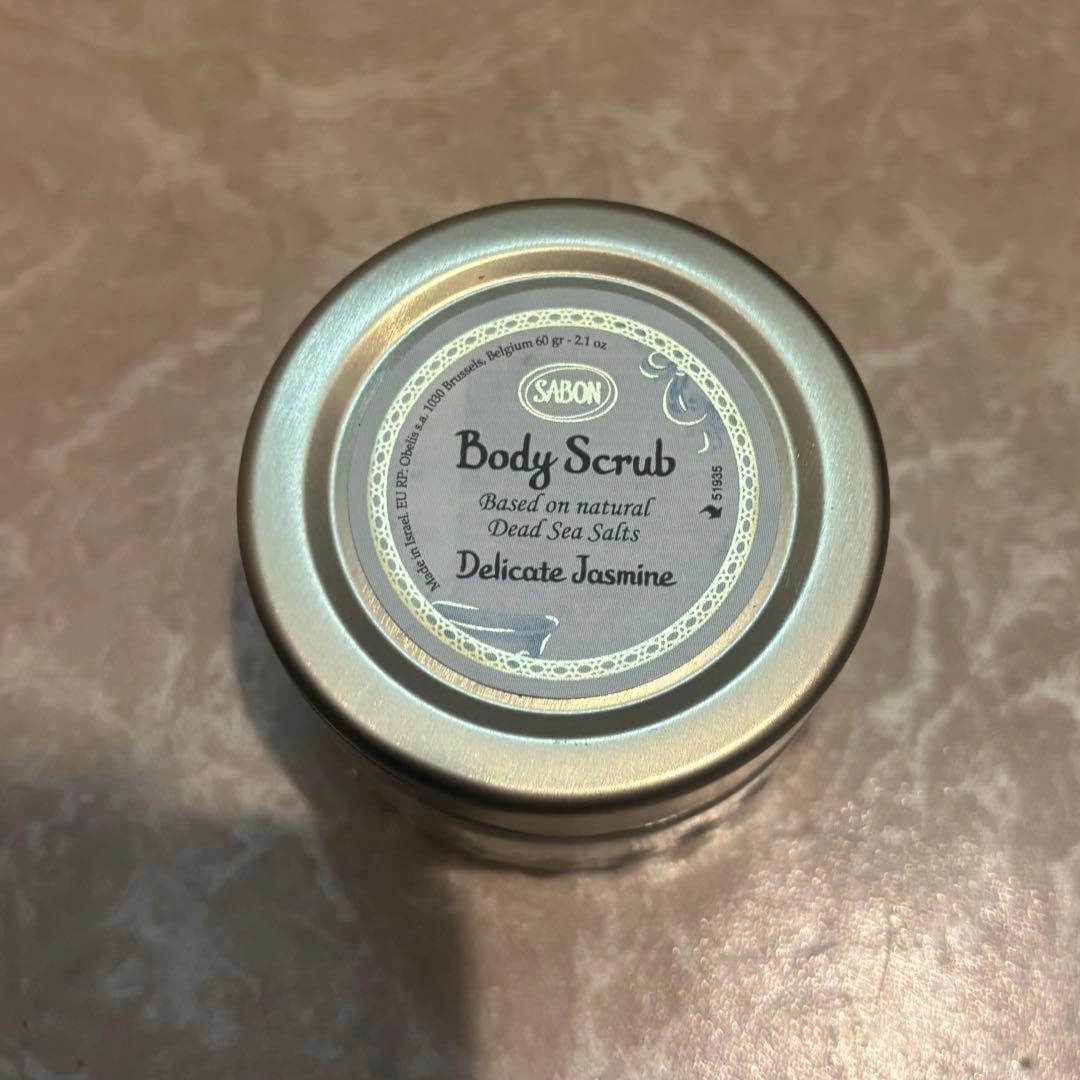 新品 SABON ボディスクラブ デリケート・ジャスミン 60g
