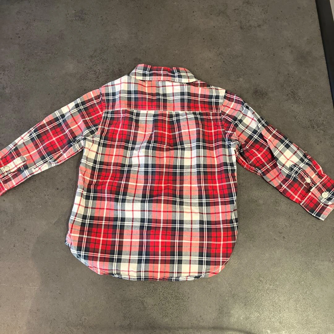 babyGap チェックシャツベスト 2点セット 100cm、110㎝ ギャップの写真5枚目