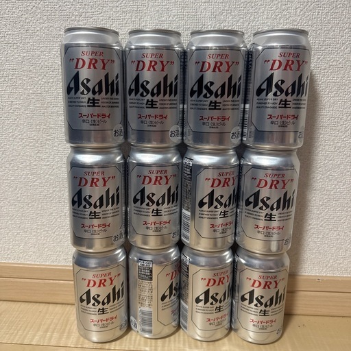【未開封】 アサヒスーパードライ350ml✖️12本