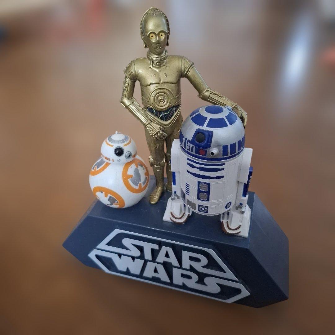 STAR TOURS フィギュア C-3PO R2-D2 BB-8貯金箱