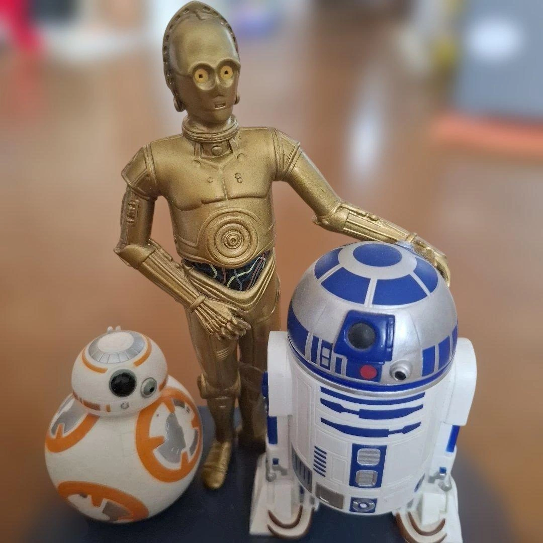 STAR TOURS フィギュア C-3PO R2-D2 BB-8貯金箱の写真2枚目