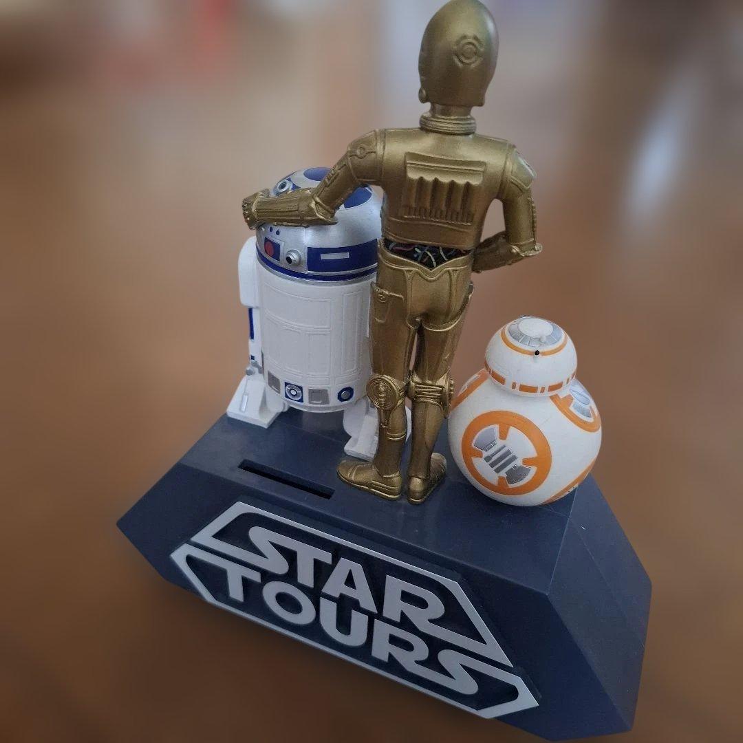 STAR TOURS フィギュア C-3PO R2-D2 BB-8貯金箱の写真3枚目
