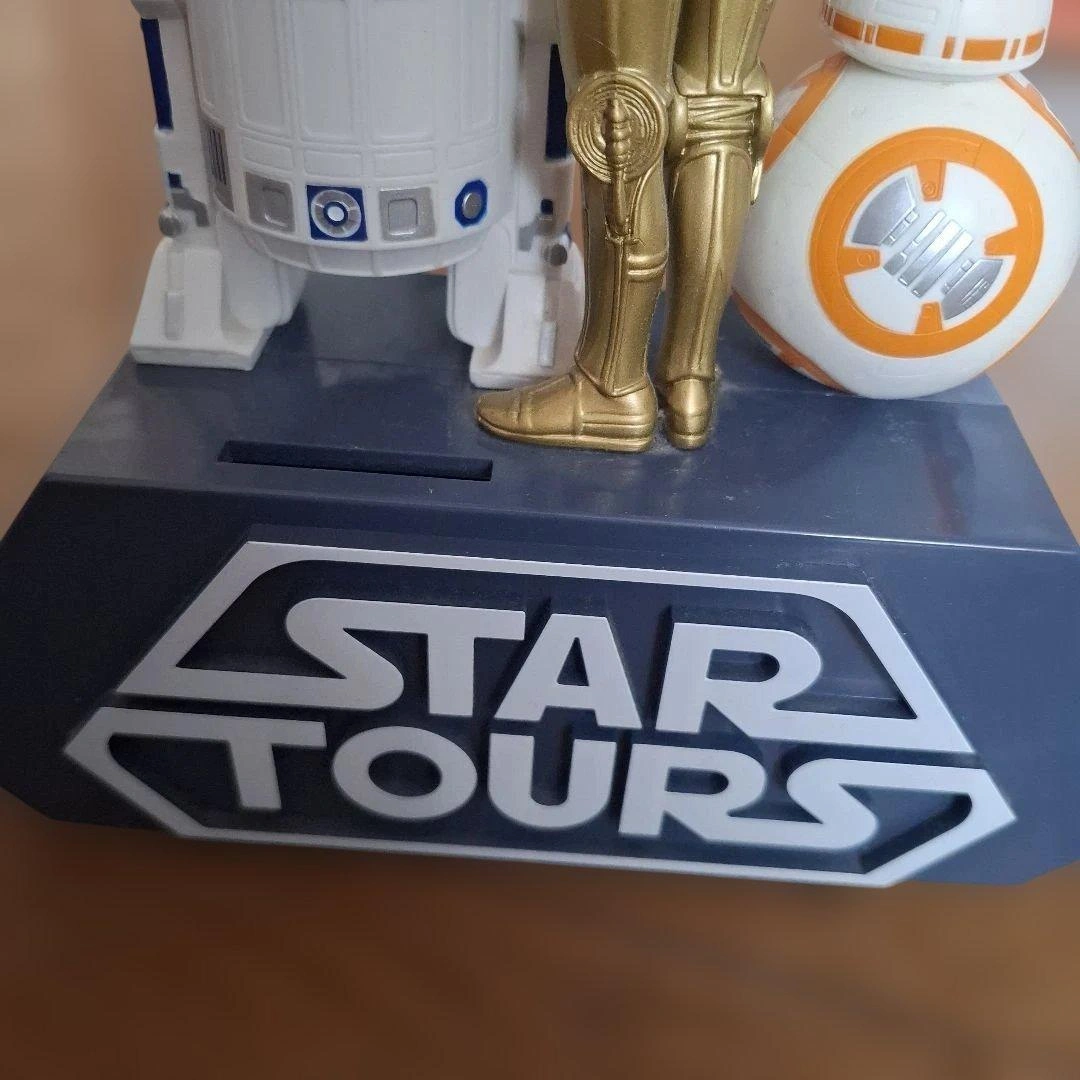 STAR TOURS フィギュア C-3PO R2-D2 BB-8貯金箱の写真5枚目