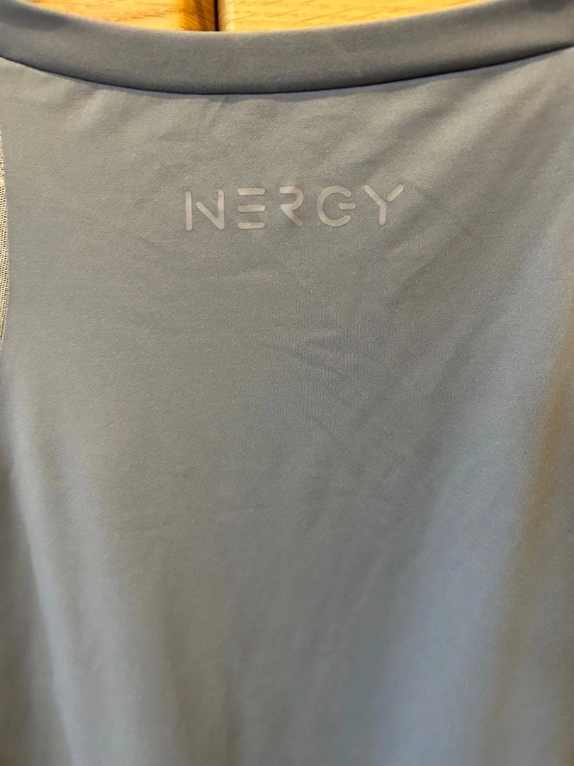 NERGY 半袖トレーニングシャツ ブルーの写真3枚目