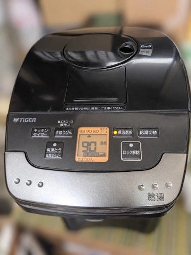 【動作確認済】タイガー 蒸気レスVE電気まほうびん とく子さん 3.0L(PIG-S型)電気ポット