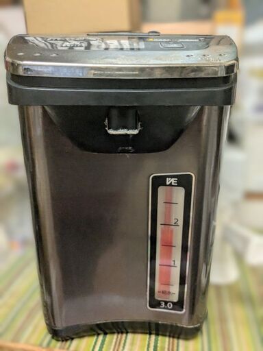 【動作確認済】タイガー 蒸気レスVE電気まほうびん とく子さん 3.0L（PIG-S型）電気ポットの写真2枚目