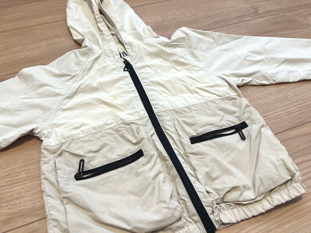 ZARA キッズ フード付きジャケット アウターの写真3枚目