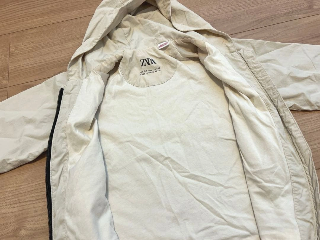 ZARA キッズ フード付きジャケット アウターの写真5枚目