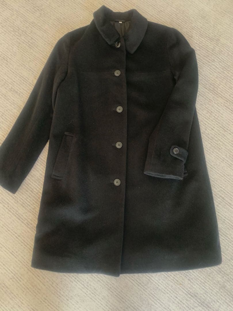 美品　無印良品　アンゴラウール　コート　Mの写真2枚目