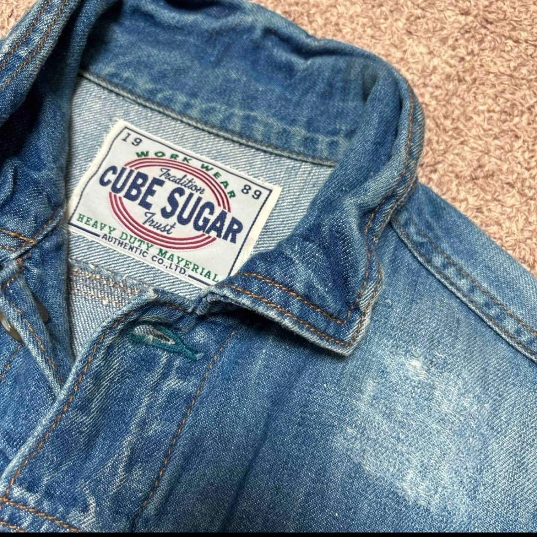 CUBE SUGAR デニムジャケットの写真2枚目