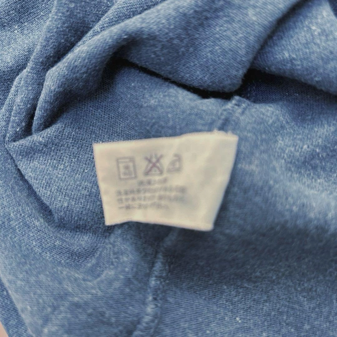 OKURA BLUE BLUE インディゴ染め 両面プリント Tシャツ 聖林公司の写真4枚目