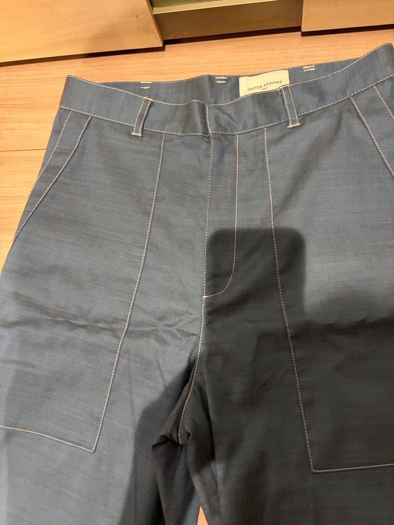 未使用保管品UNITED ARROWS ワイドパンツ 38の写真2枚目