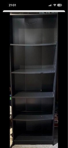 引取限定 世田谷区IKEA BILLY イケア ビリー 本棚 ブラックオーク調の写真2枚目