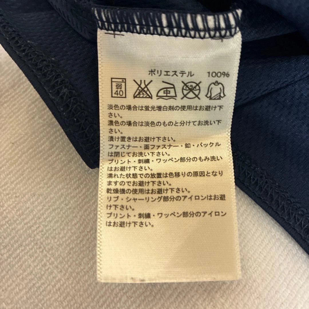 adidas サッカー プラクティスシャツ 濃紺 Mサイズの写真6枚目