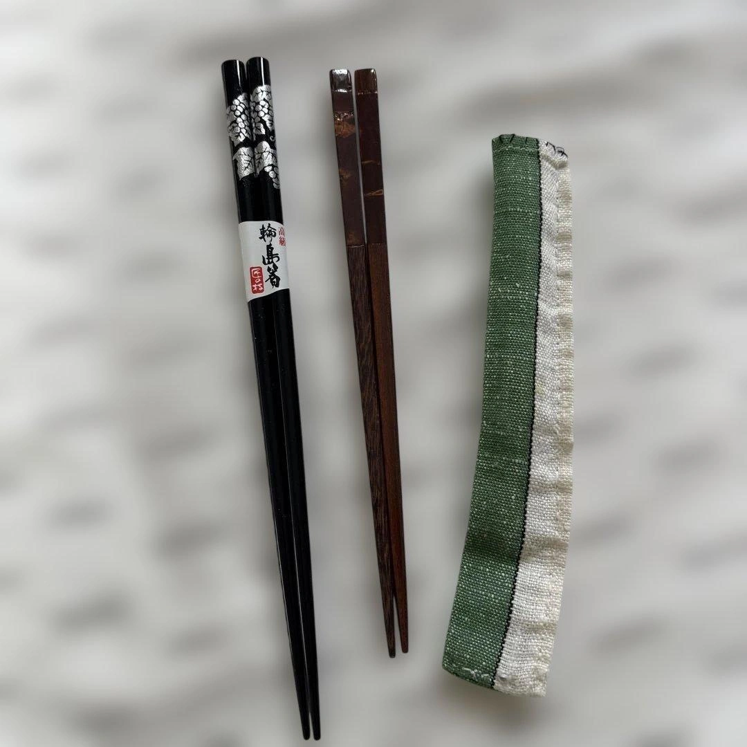 輪島箸 2膳セット 箸袋付き