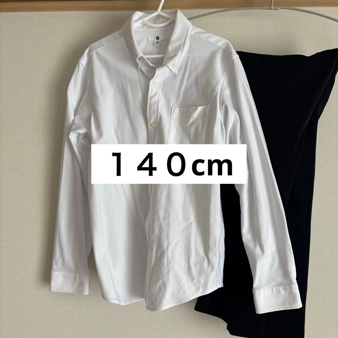 2026.3月新品購入2度着用 UNIQLO キッズ コンフォートシャツ 140