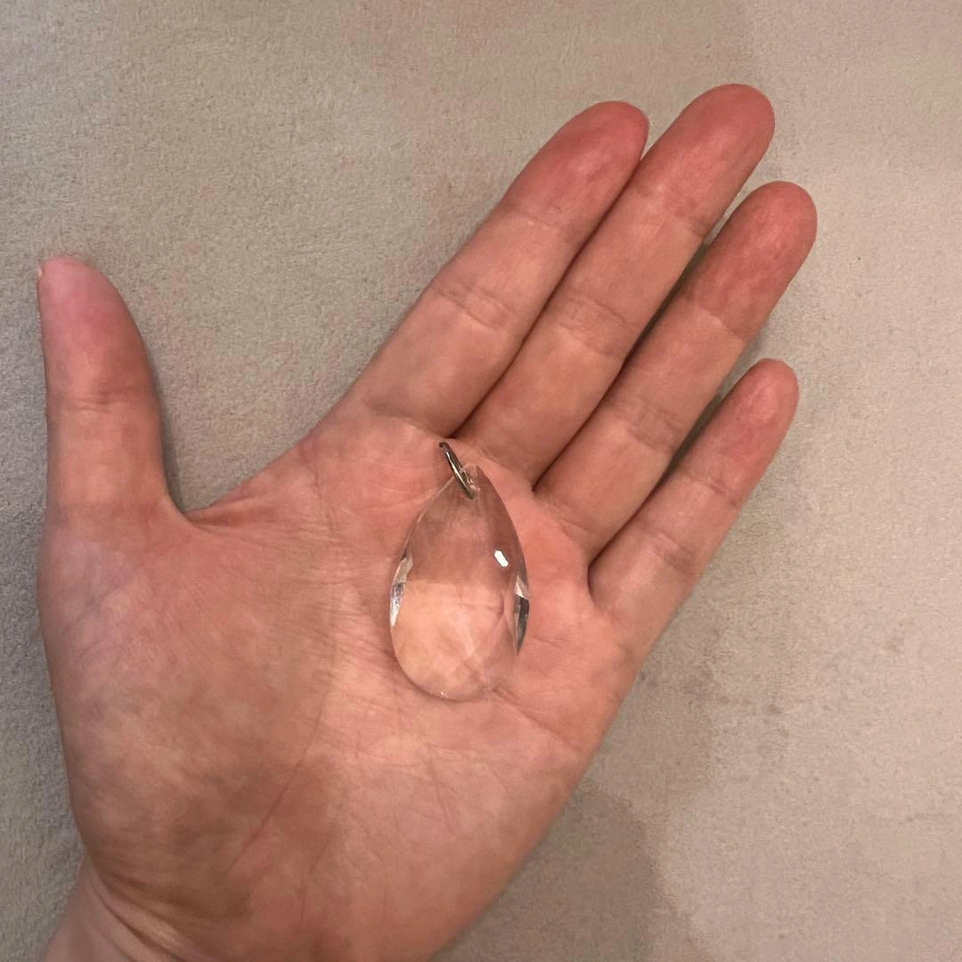 ガラスペンダントトップアクセサリー素材ハンドメイドの写真3枚目