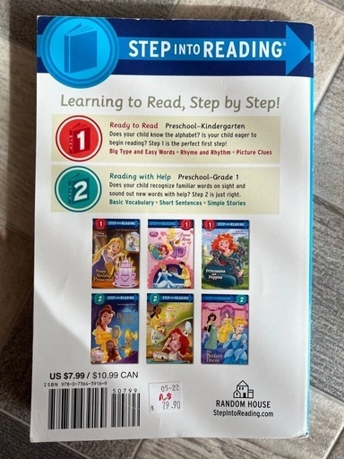 英語絵本 ディズニープリンセス6ストーリー入り STEP INTO READINGの写真2枚目