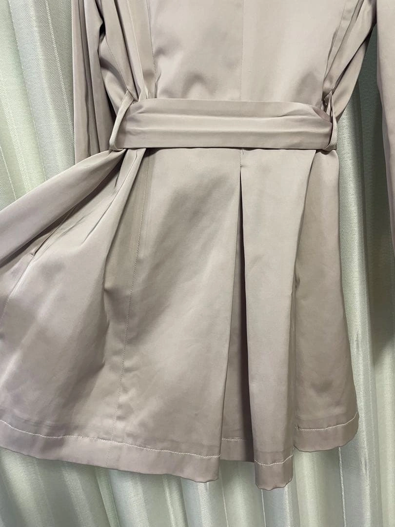 Crystal Sylph トレンチコート ピンクベージュ36Sの写真8枚目
