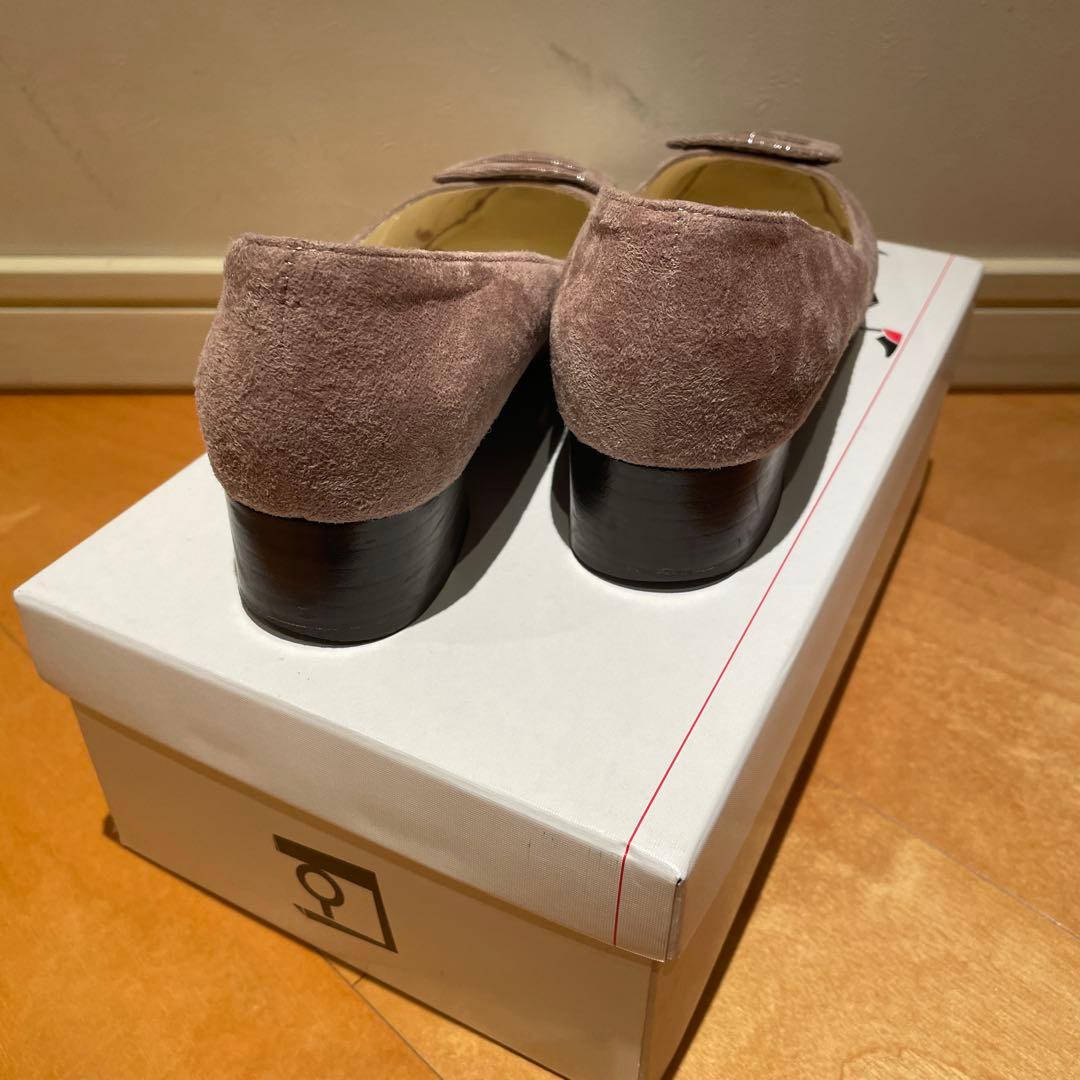 MIHAMA ミハマ パンプス ベージュ22.5cm ヒール高さ3センチの写真2枚目